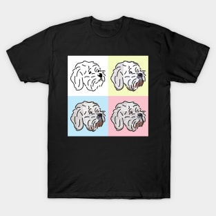 Bichon Frise Dog Four Faces T-Shirt